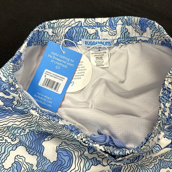 RuggedButts Wave Swim-trunks, NWT size 8. - Picture 3 of 3